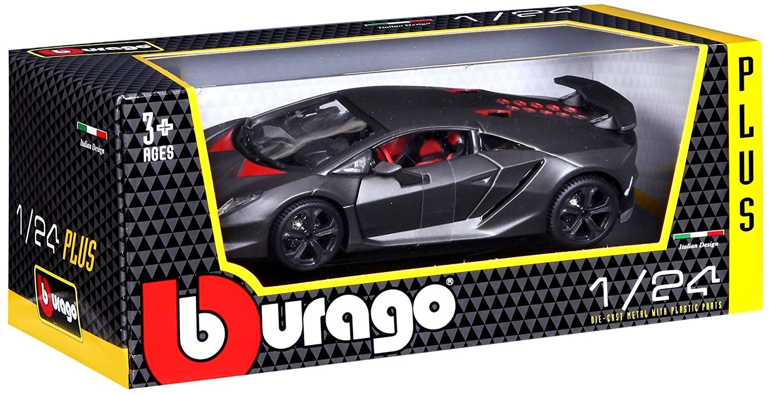 Automodelis Lamborghini Sesto Elemento Bburago, 1:24 kaina ir informacija | Žaislai berniukams | pigu.lt