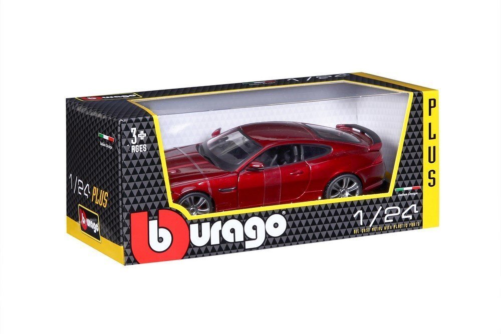 Automodelis Jaguar XKR-S Bburago, 1:24 kaina ir informacija | Žaislai berniukams | pigu.lt