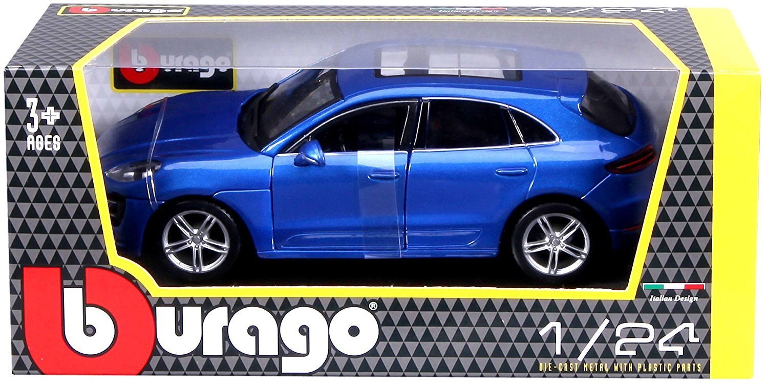 Automodelis Porche Macan Bburago, 1:24 kaina ir informacija | Žaislai berniukams | pigu.lt