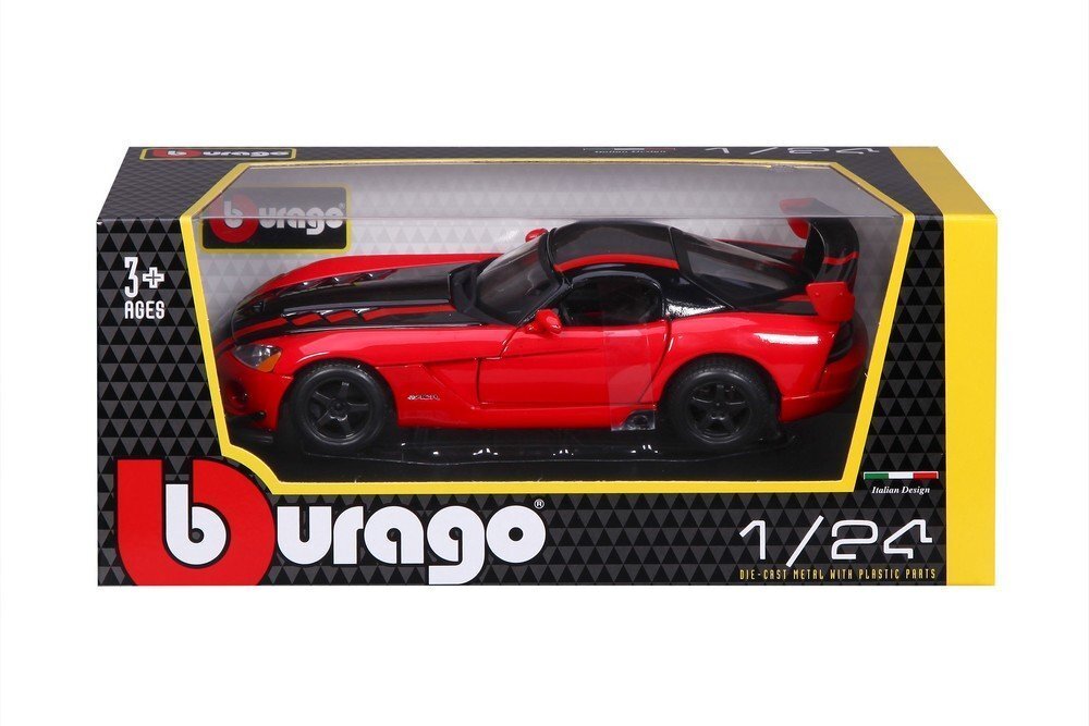 Automodelis Bijoux Dodge Viper Bburago SRT, 1:24 kaina ir informacija | Žaislai berniukams | pigu.lt