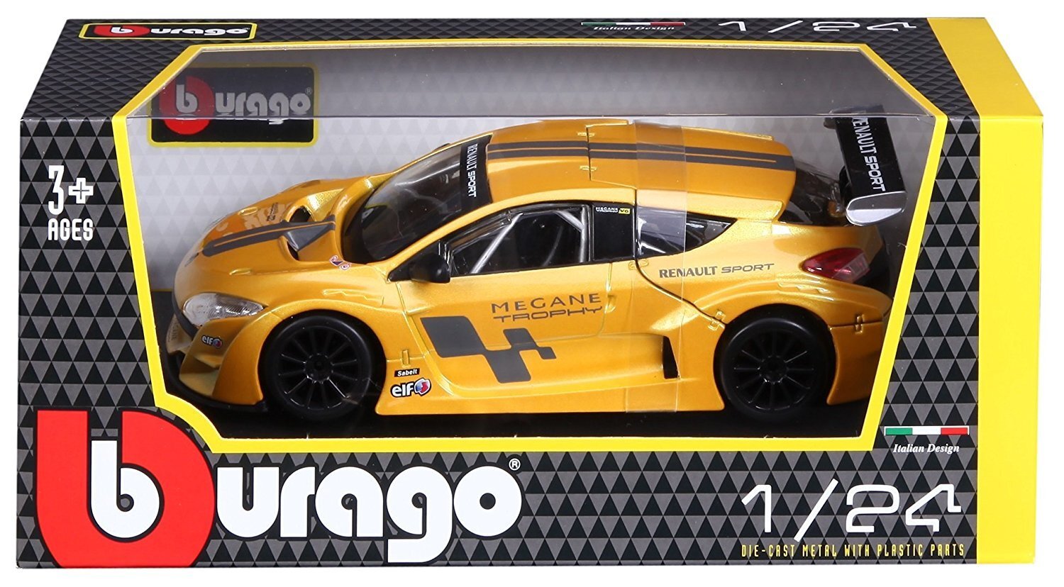 Automodelis Bijoux Renault Megane Bburago 1:24 kaina ir informacija | Žaislai berniukams | pigu.lt