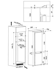 Whirlpool SP40 801 EU цена и информация | Холодильники | pigu.lt