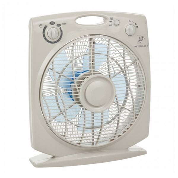 Pastatomas ant žemės ventiliatorius S&P, pilkas kaina ir informacija | Ventiliatoriai | pigu.lt