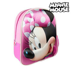 Школьный рюкзак школьный 3D Minnie Mouse 8096, розовый цена и информация | Школьные рюкзаки, спортивные сумки | pigu.lt