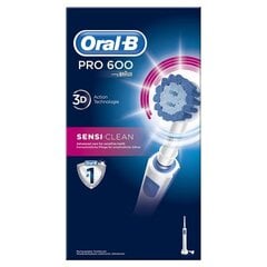 Oral-B PRO600 Sensitive kaina ir informacija | Elektriniai dantų šepetėliai | pigu.lt
