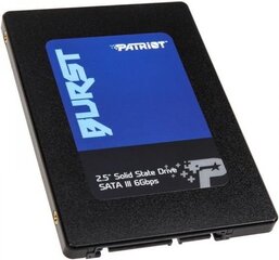 Patriot Burst 480GB SATA3 (PBU480GS25SSDR) цена и информация | Внутренние жёсткие диски (HDD, SSD, Hybrid) | pigu.lt