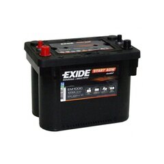 EXIDE EM1000 Marine & Multifit 50Ah 00A gilaus iškrovimo spiralinis akumuliatorius цена и информация | Аккумуляторные инструменты и дрели, набор инструментов, ступенчатые сверла, ручное приспособление для сверления карманных отверстий 8-4/9-5/10-5/10-6/12-8 мм, деревообрабатывающий инструмент 5-10,5-10 | pigu.lt