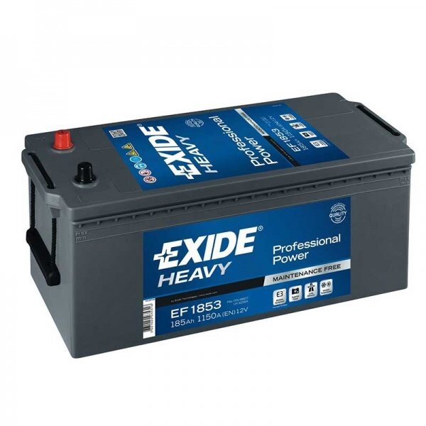 Akumuliatorius EXIDE Heavy EF1853 185Ah 1150A kaina ir informacija | Akumuliatoriai | pigu.lt