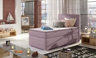 Кровать Rocco 90x200 см, розовая цена и информация | Кровати | pigu.lt