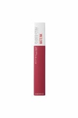 Матовая помада Maybelline Super Stay Matte Ink, 80 Ruler, 5 мл цена и информация | Помады, бальзамы, блеск для губ | pigu.lt