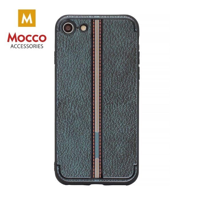 Apsauginis dėklas Mocco Trendy Grid And Stripes Silicone Back Case Apple iPhone X Black (Pattern 3) цена и информация | Telefono dėklai | pigu.lt