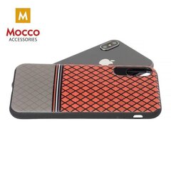 Apsauginis dėklas Mocco Trendy Grid And Stripes Silicone Back Case Apple iPhone 7 / 8 Red (Pattern 2) kaina ir informacija | Telefono dėklai | pigu.lt