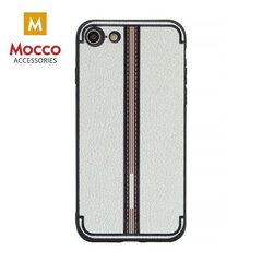 Apsauginis dėklas Mocco Trendy Grid And Stripes Silicone Back Case Apple iPhone 7 Plus / 8 Plus White (Pattern 3) kaina ir informacija | Telefono dėklai | pigu.lt