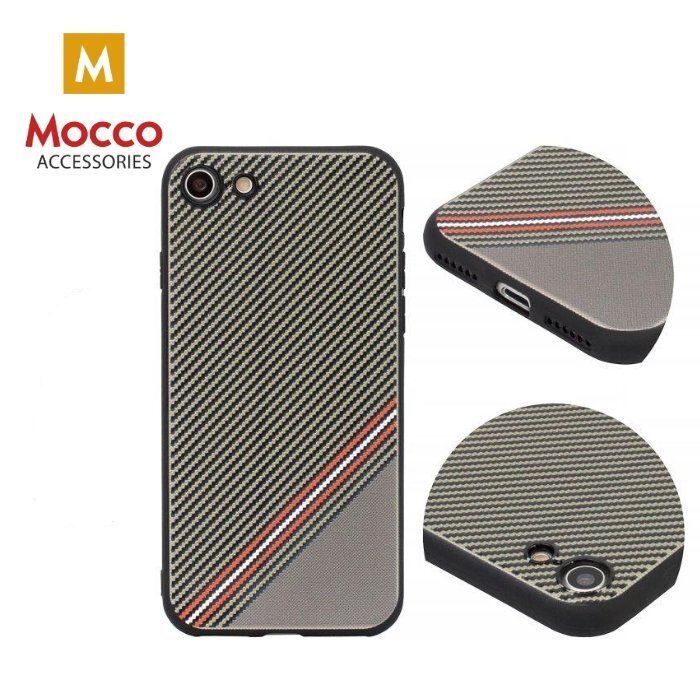 Apsauginis dėklas Mocco Trendy Grid And Stripes Silicone Back Case Samsung G955 Galaxy S8 Plus Brown (Pattern 1) цена и информация | Telefono dėklai | pigu.lt