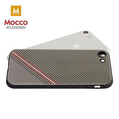 Apsauginis dėklas Mocco Trendy Grid And Stripes Silicone Back Case Apple iPhone X Brown (Pattern 1) цена и информация | Чехлы для телефонов | pigu.lt