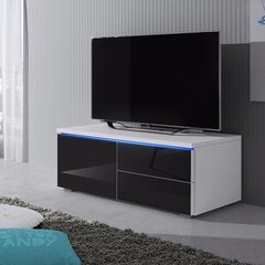 TV staliukas Luvitca Singuli (kairė pusė), baltas/juodas kaina ir informacija | TV staliukai | pigu.lt