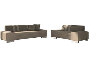 Комплект мягкой мебели 2+3 Porto, серый цена и информация | Комплекты мягкой мебели | pigu.lt