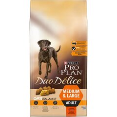 Корм для собак с говядиной и рисом PURINA PRO PLAN Duo Delice Adult, 10 кг цена и информация | Сухой корм для собак | pigu.lt