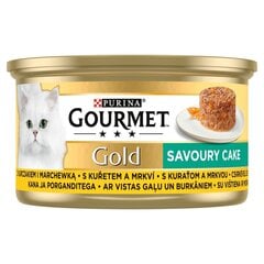 Purina Gourmet Gold Savoury Cake с курицей, 1 x 85 гр. цена и информация | Консервы для кошек | pigu.lt