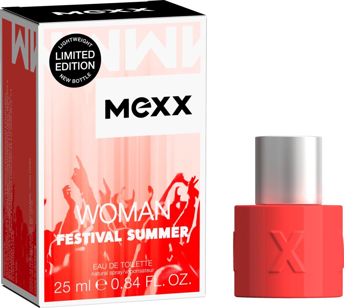 Tualetinis vanduo moterims MEXX Festival Summer EDT 25 ml kaina ir informacija | Kvepalai moterims | pigu.lt