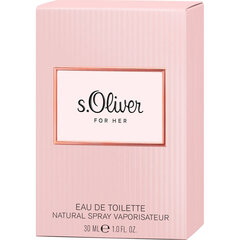 Tualetinis vanduo s.Oliver For Her EDT moterims 30 ml kaina ir informacija | Kvepalai moterims | pigu.lt