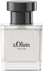 Туалетная вода s.Oliver For Him EDT для мужчин 30 мл цена и информация | Мужские духи | pigu.lt