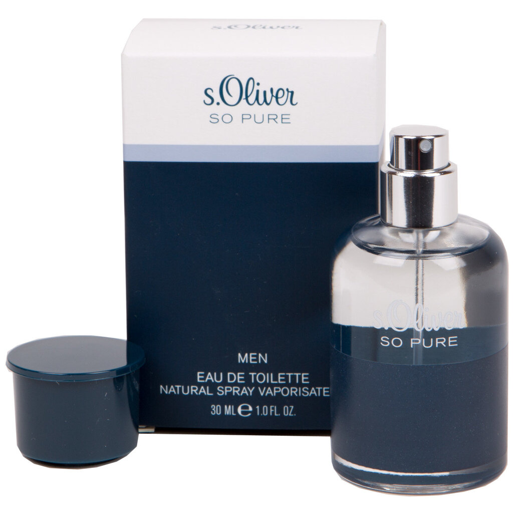 Tualetinis vanduo S.Oliver So Pure Men EDT vyrams 30 ml kaina ir informacija | Kvepalai vyrams | pigu.lt