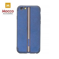 Apsauginis dėklas Mocco Trendy Grid And Stripes Silicone Back Case Apple iPhone 7 Plus / 8 Plus Blue (Pattern 3) kaina ir informacija | Telefono dėklai | pigu.lt
