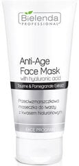 Маска для лица Bielenda Professional Anti - Age Face Mask Hyaluronic Acid, 175 мл цена и информация | Маски для лица, патчи для глаз | pigu.lt