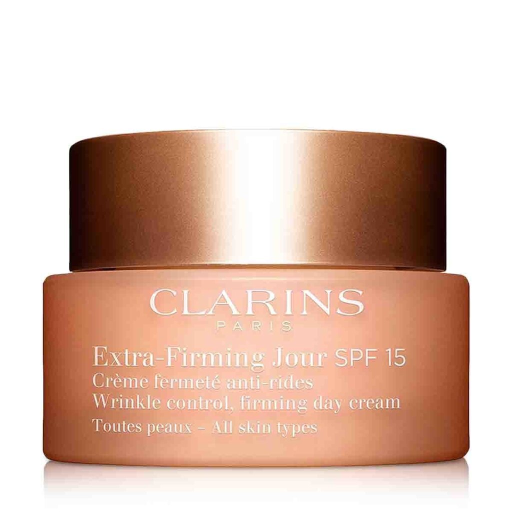 Stangrinantis veido kremas Clarins Extra Firming Day SPF15, 50 ml kaina ir informacija | Veido kremai | pigu.lt