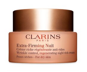 Naktinis veido kremas sausai odai Clarins Extra-Firming 50 ml kaina ir informacija | Clarins Kvepalai, kosmetika | pigu.lt