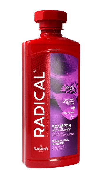 Šampūnas su šalavijo ekstraktais Farmona Radical 400 ml kaina ir informacija | Šampūnai | pigu.lt