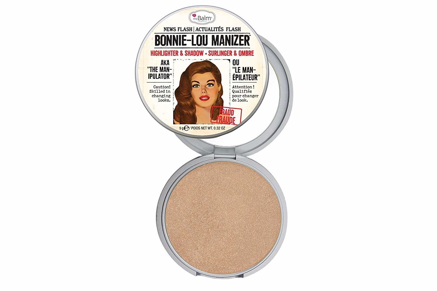 Spindesio suteikiančią pudrą Bonnie Lou Manizer theBalm kaina ir informacija | Bronzantai, skaistalai | pigu.lt