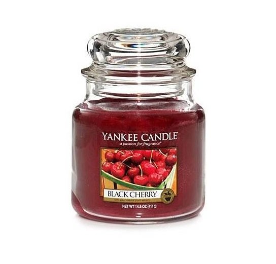 Žvakė Yankee candle Black Cherry vidutinė