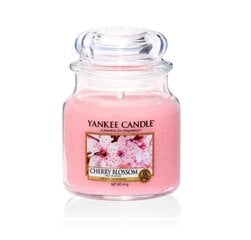 Kvapioji žvakė Yankee Candle Medium Jar Cherry Blossom 411 g kaina ir informacija | Yankee Candle Baldai ir namų interjeras | pigu.lt