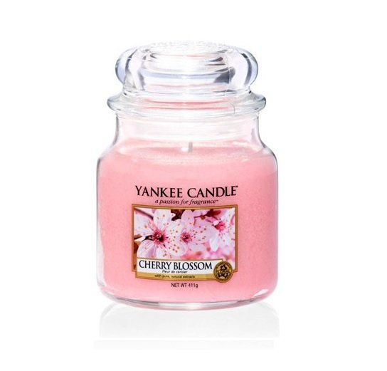 Kvapioji žvakė Yankee Candle Medium Jar Cherry Blossom 411 g