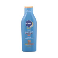 Молочко от солнца Spf 50 Nivea, 200 мл цена и информация | Кремы от загара | pigu.lt