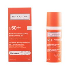 Kremas nuo saulės Spf +50 Bella Aurora, 50ml kaina ir informacija | Kremai nuo saulės | pigu.lt