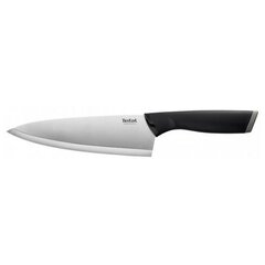 Поварской нож (20 cm) Tefal K2213214, Чёрный, Нержавеющая сталь цена и информация | Tefal Кухонные и столовые приборы | pigu.lt