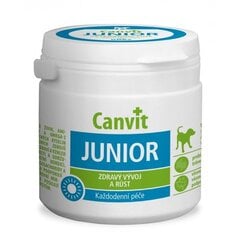 Canvit Junior витамины для собак, N 100, 100 г цена и информация | Витамины, добавки, средства от паразитов для собак | pigu.lt