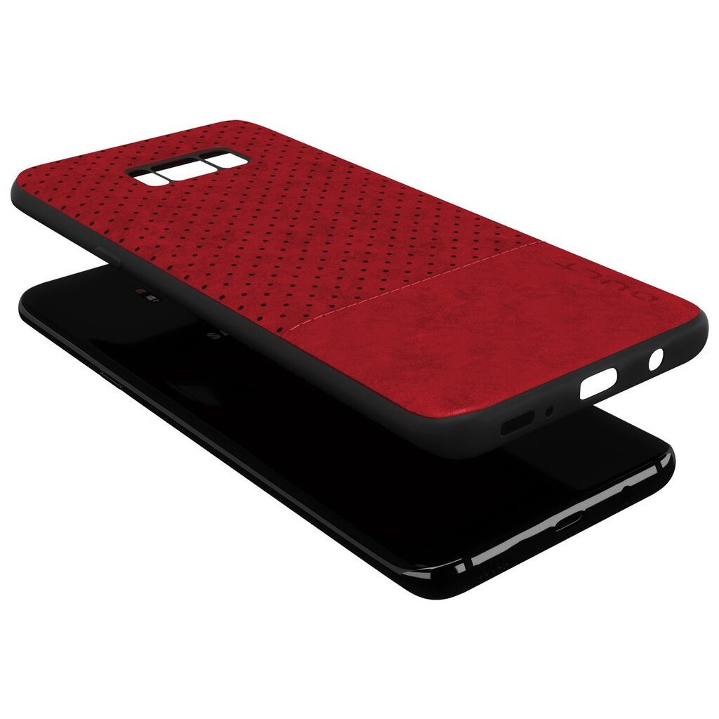 Apsauginis dėklas Qult Luxury Drop Back Case Silicone Case Samsung G965 Galaxy S9 Plus Red цена и информация | Telefono dėklai | pigu.lt