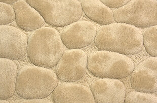 Memory foam kilimėlis "Benedomo" Dark beige, 60x100 cm цена и информация | Набор акскссуаров для ванной | pigu.lt