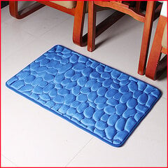 Memory foam kilimėlis "Benedomo" Deep blue, 60x100 cm цена и информация | Аксессуары для ванной комнаты | pigu.lt