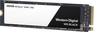 Western Digital WD Black 500GB PCIe x4 NVMe (WDS500G2X0C) цена и информация | Внутренние жёсткие диски (HDD, SSD, Hybrid) | pigu.lt