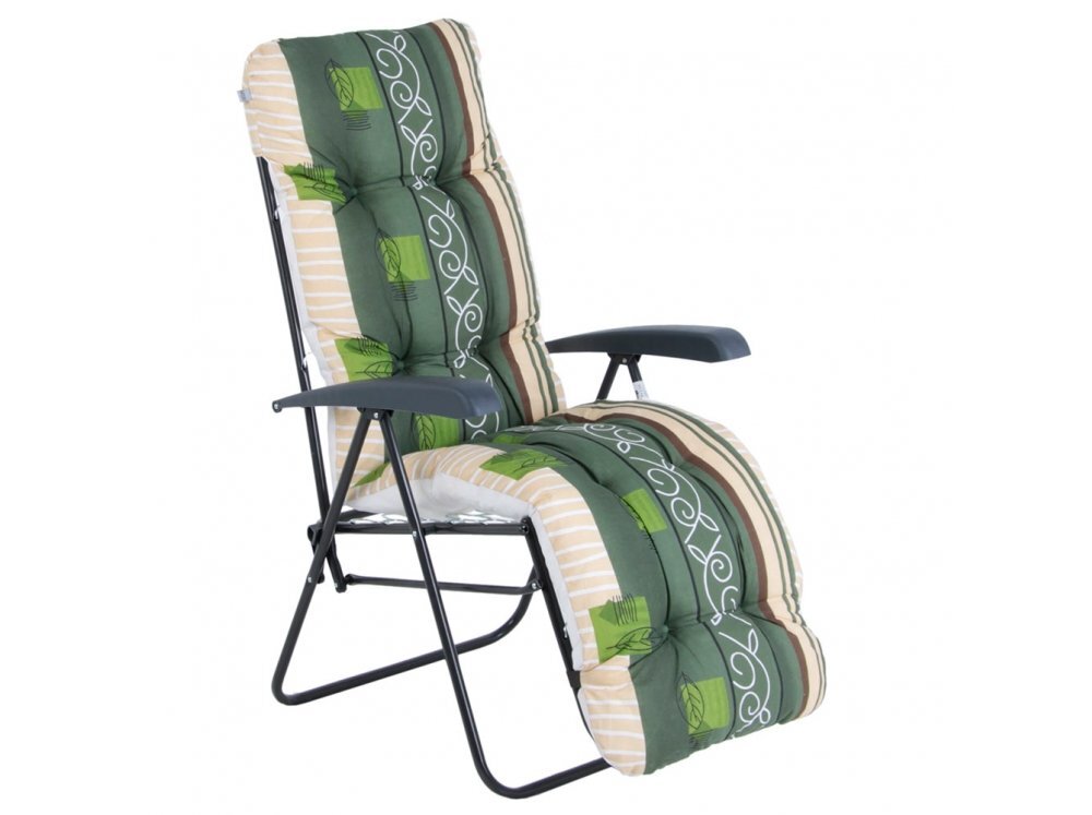 Pagalvė kėdei/gultui Patio Malaga Plus, žalia/spalvota kaina ir informacija | Pagalvės, užvalkalai, apsaugos | pigu.lt