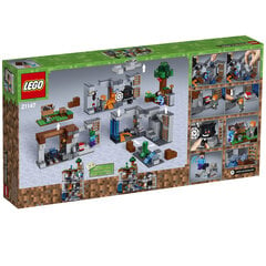 21147 LEGO® Minecraft Nuotykiai pamatinėse uolienose kaina ir informacija | Konstruktoriai ir kaladėlės | pigu.lt