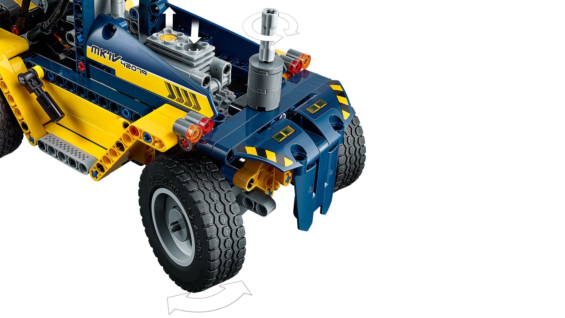 42079 LEGO® Technic Heavy Duty Forklift kaina ir informacija | Konstruktoriai ir kaladėlės | pigu.lt