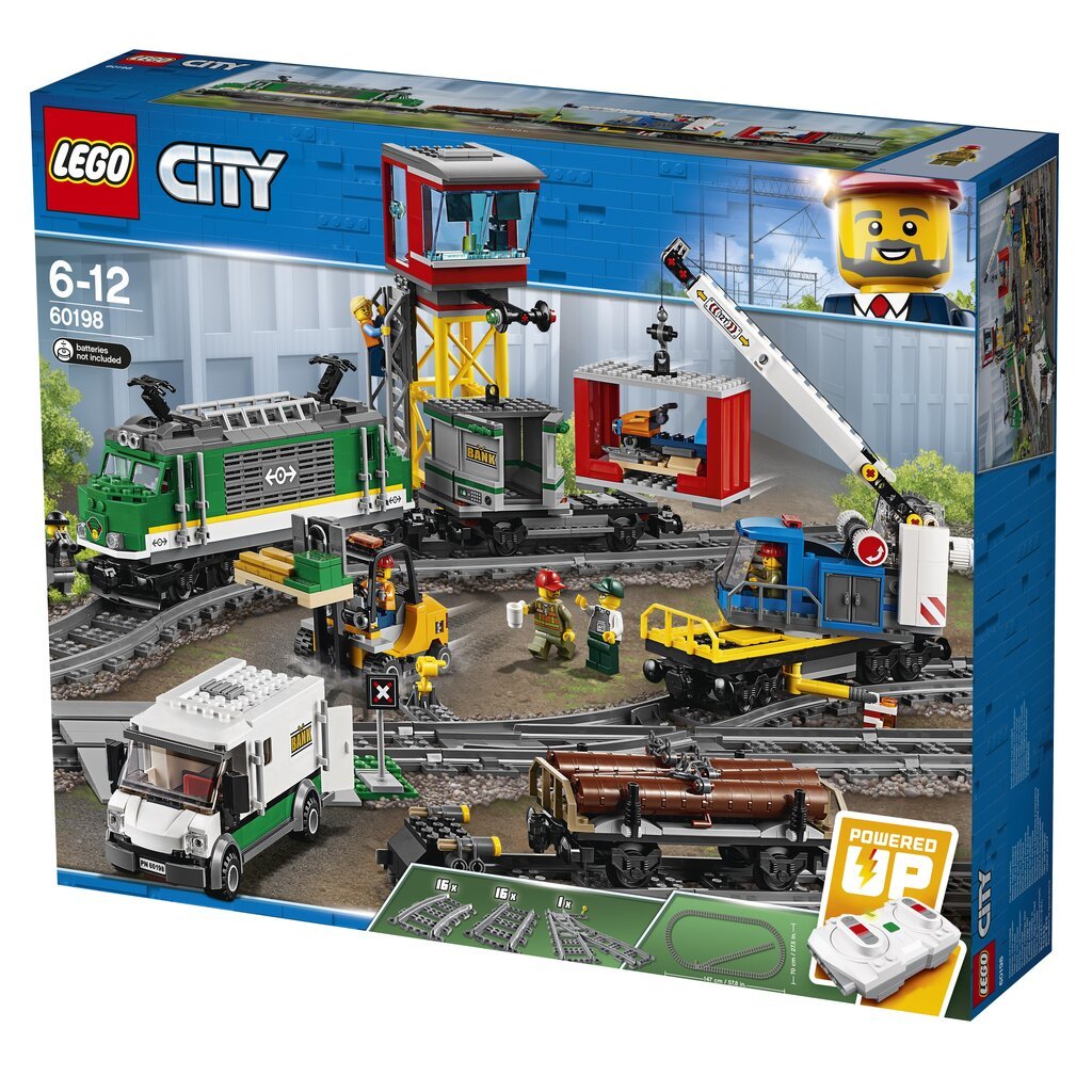 60198 LEGO® City Krovininis traukinys цена и информация | Konstruktoriai ir kaladėlės | pigu.lt