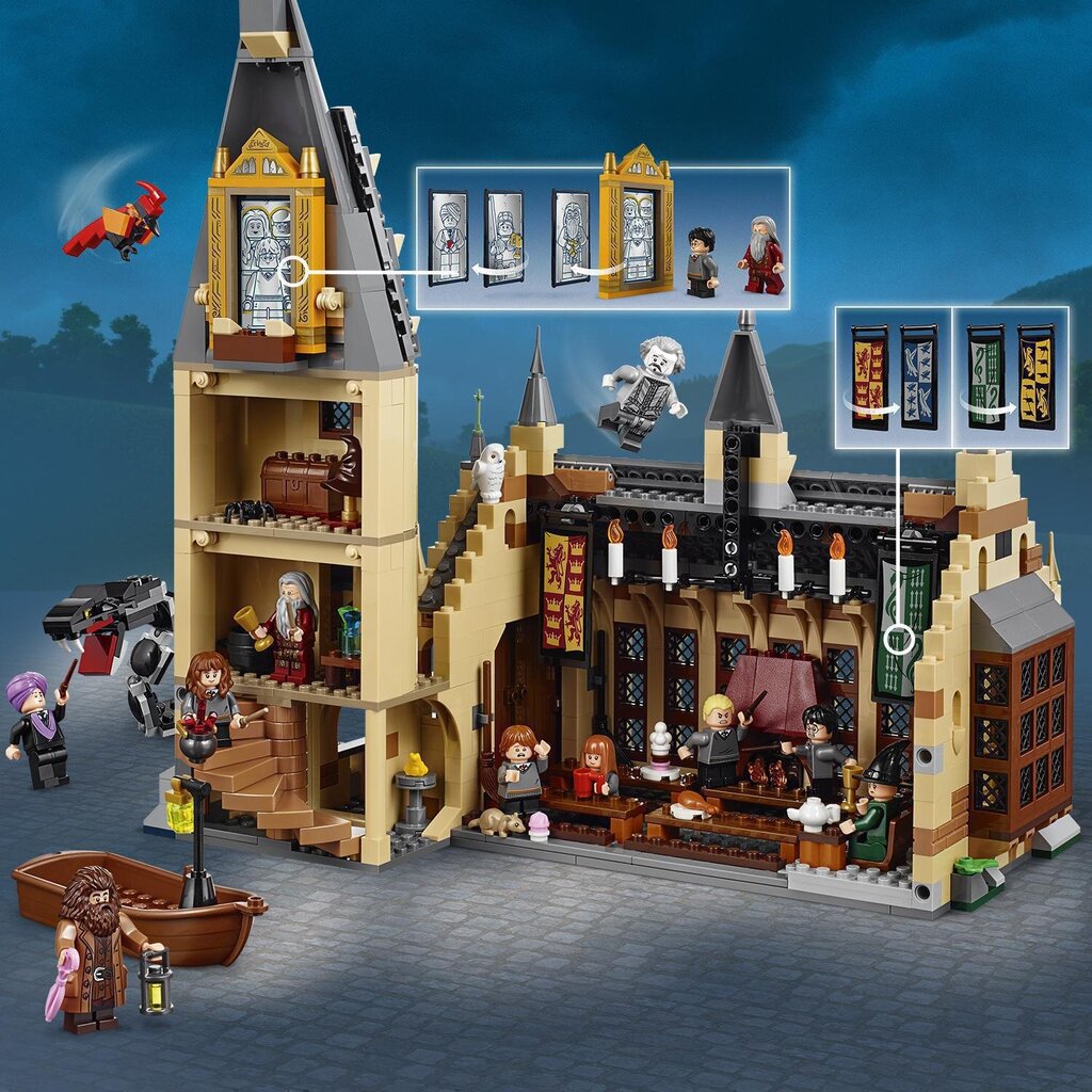 75954 LEGO® Harry Potter Hogvartso didis koridorius цена и информация | Konstruktoriai ir kaladėlės | pigu.lt