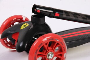 Triratis paspirtukas Ferrari Scooter Twist 3W, juodas kaina ir informacija | Paspirtukai | pigu.lt